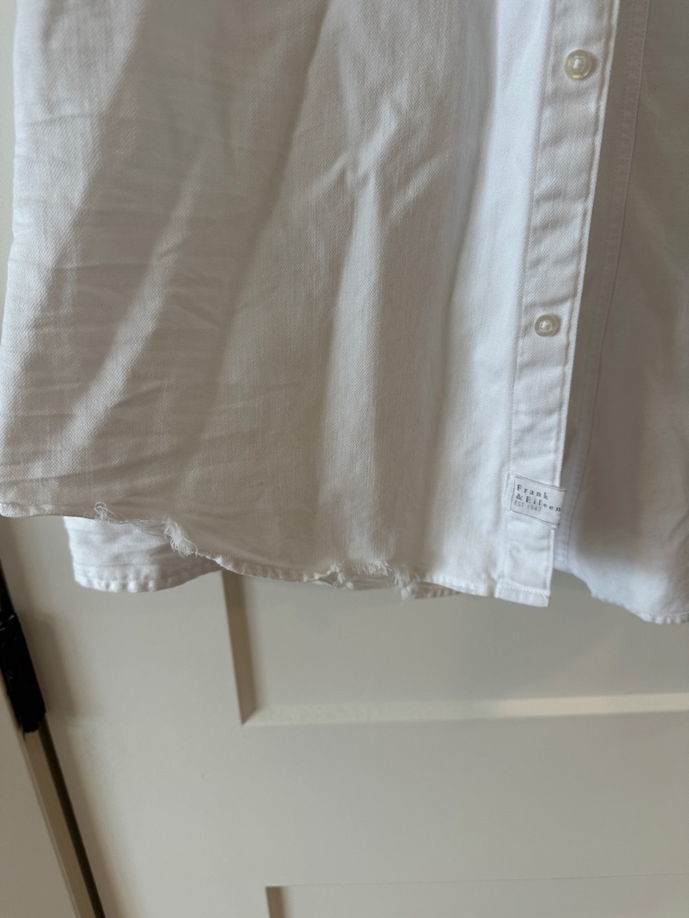 Frank & Eileen White Casual Button-Down Shirt - Picture 2 of 4